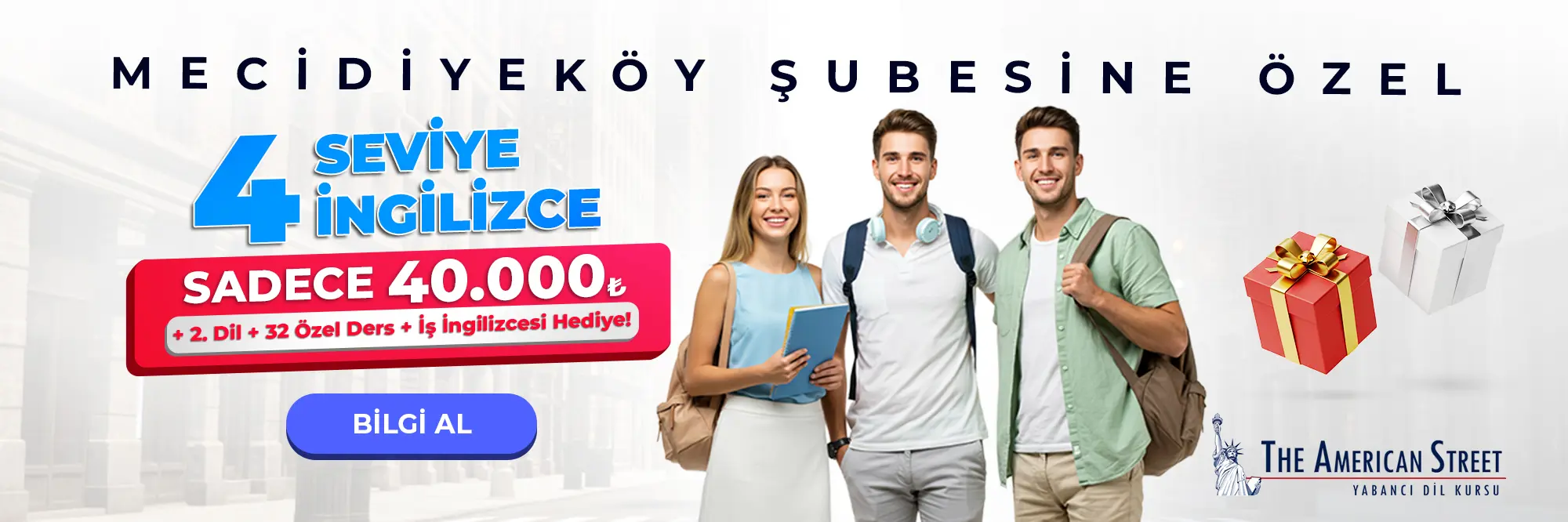 Mecidiyeköy Şubesine Özel İngilizce Eğitimi