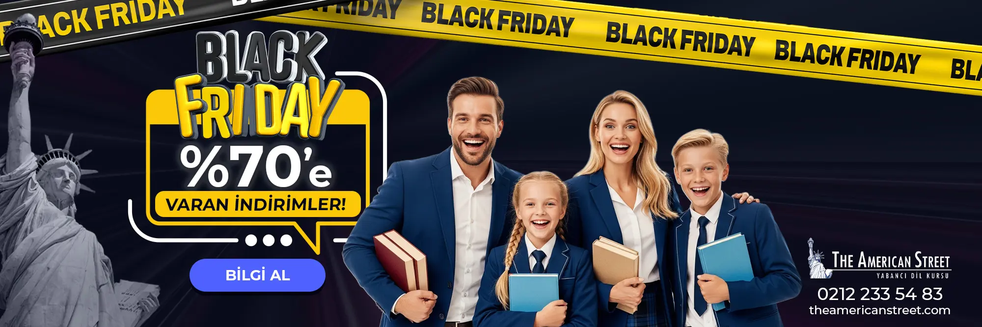 Black Friday! %70'e Varan İndirimler!