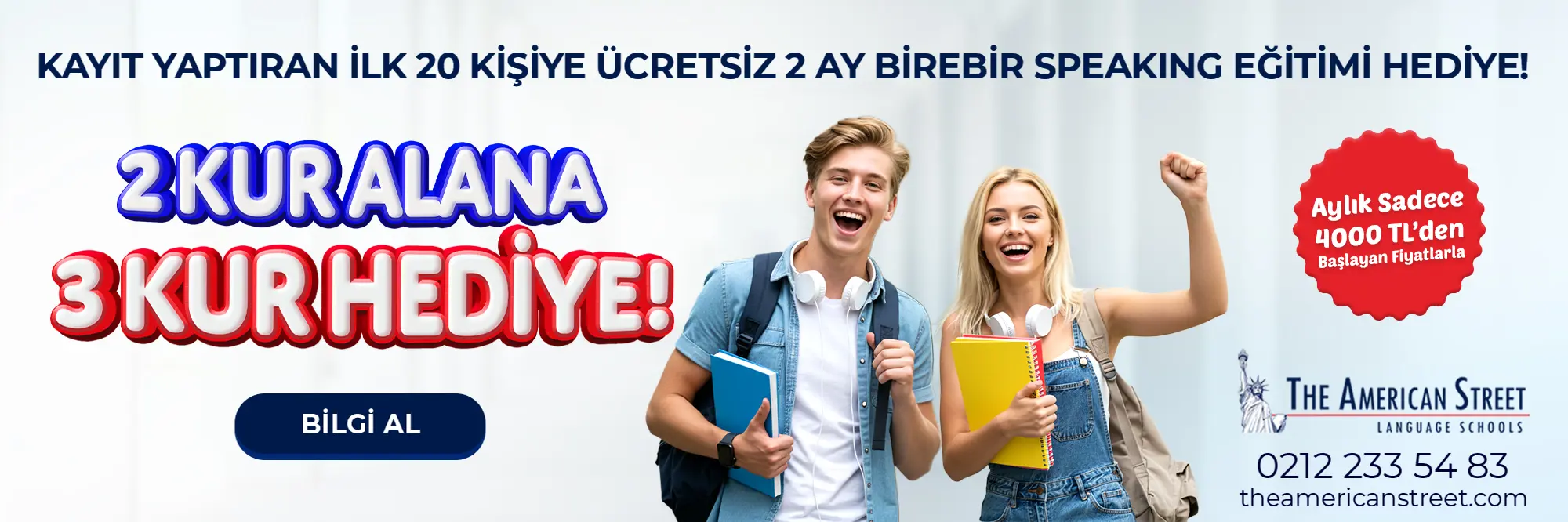 2 Kur Alana 3 Kur Hediye